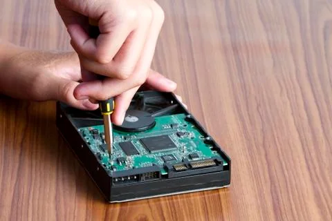 Hard disk Stock Photos