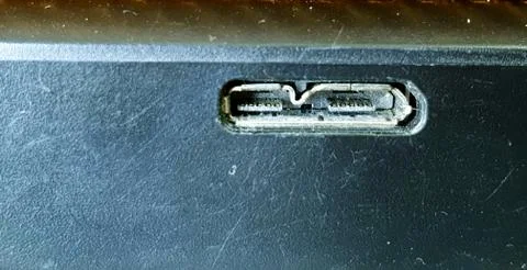 Hard disk port Stock Photos