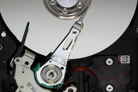 Hard disk read head 스톡 사진