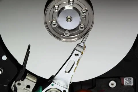 Hard disk read head 스톡 사진