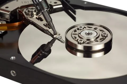 Hard disk repair Stock Photos