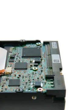 Hard disk side Foto stock