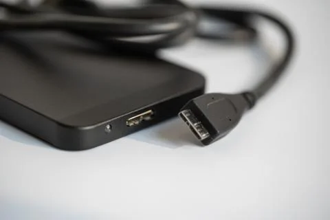 Hard disk on a white background Stock Photos