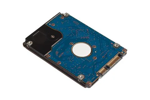 Hard drive angled isolate on white background Stock Photos