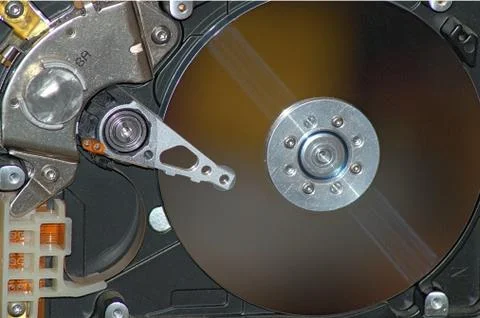 Hard drive background Stock Photos