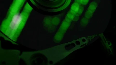 Hard Drive Close-Up 스톡 동영상 71943769