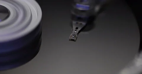 Hard Drive Close Up Looping Video stock 56930592