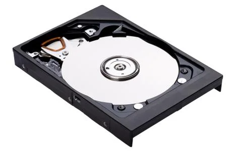 Hard drive close up Stock Photos