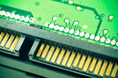 Hard drive close up Foto stock