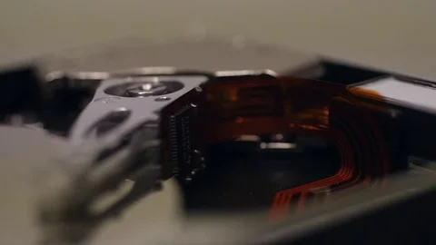 Hard Drive Components Stock Footage 77205761