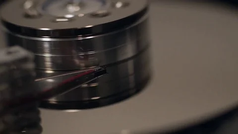 Hard Drive Components Stock Footage 77205881