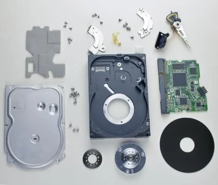 Hard drive from the computer Stock Photos