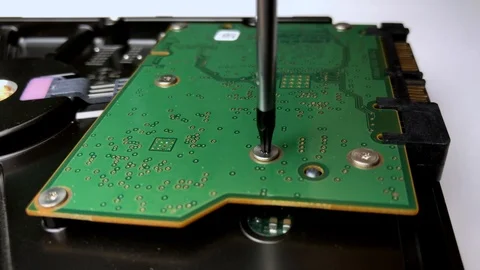 Hard Drive Disassembly 스톡 동영상 101851503