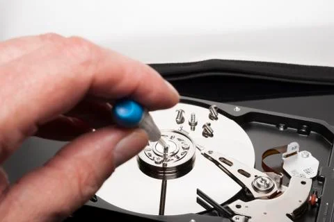 Hard drive fix Stock Photos