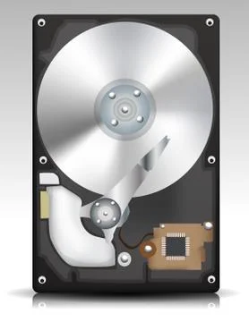 Hard drive Stock Illustration