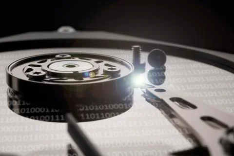 Hard drive Stock Illustration