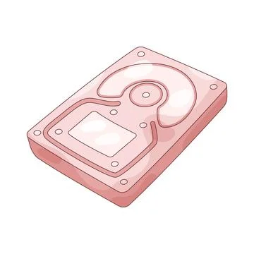 Hard drive Stock Illustration