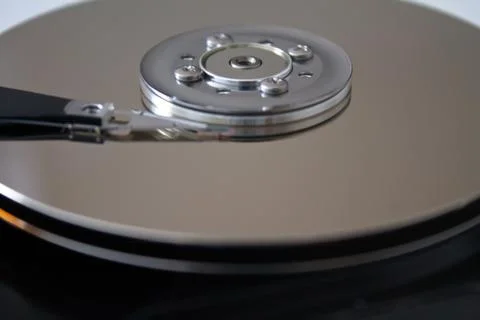 Hard drive interior Stock Photos