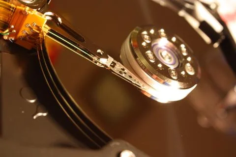 Hard Drive Interior Foto stock