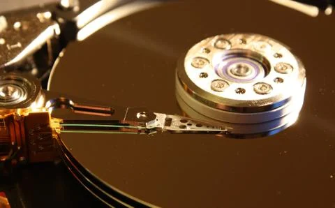 Hard Drive Interior Stock Photos