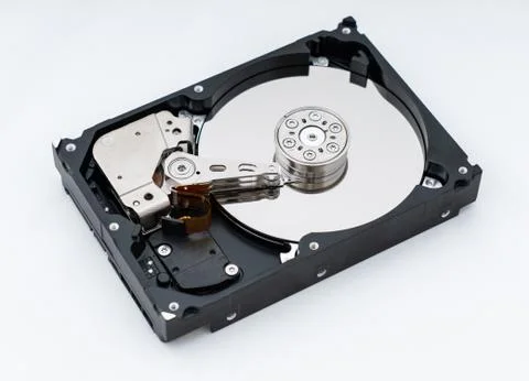 Hard drive isolated Stock Photos