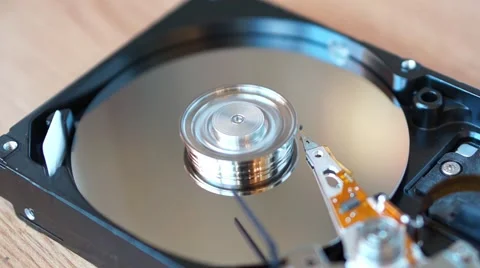 Hard Drive Movement Stock Footage 61780788