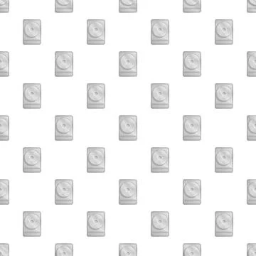 Hard drive pattern repeating for data storage background 库存插图