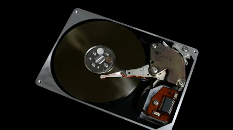Hard Drive Revealed Stock Footage 2923322