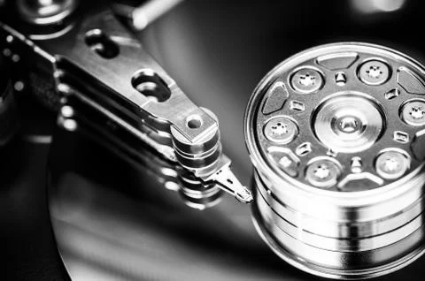 Hard drive storage Stock Photos