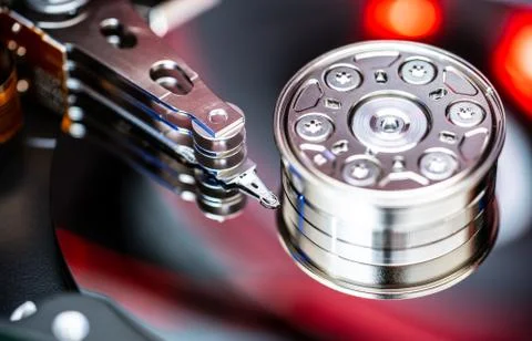 Hard drive storage Stock Photos