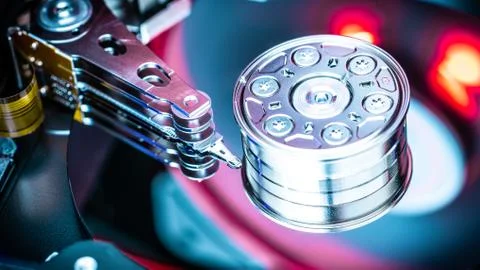 Hard drive storage Stock Photos