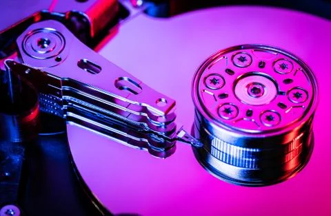 Hard drive storage Stock Photos