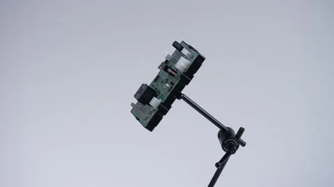 Hard drive on turntable Stock Footage 160377133