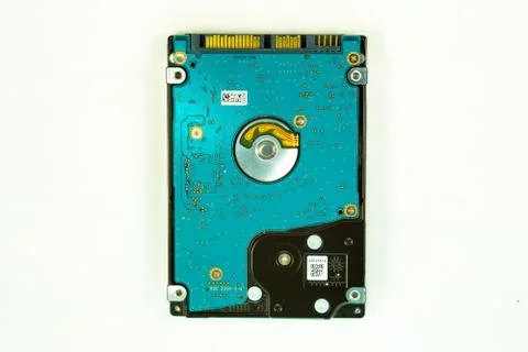 Hard drive on white background Stock Photos