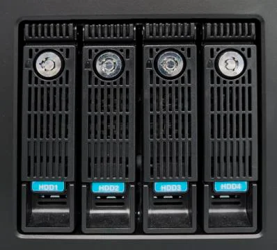 The hard drives Stock Photos
