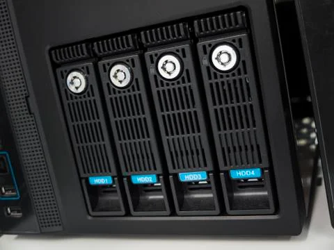 The hard drives Stock Photos