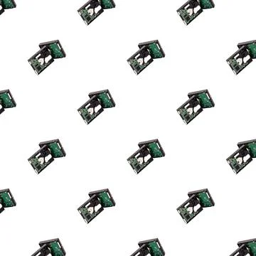Hard drives on white background isolated, wallpaper, texture, Illustrazione stock