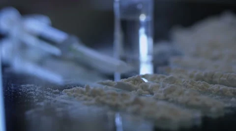 Hard Drugs Stock Footage 41764382