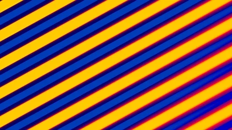 Hard Edges of Blue and Orange Bars Contrasting Endless Loop Video stock 113957816