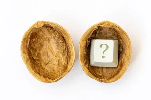 Hard find the answer Hard find the answer. The computer keyboard key with ... Stock Photos