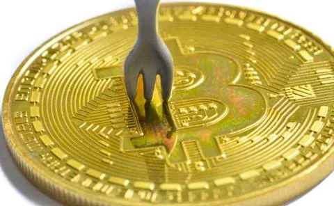 Hard fork cryptocurrency Stock Photos