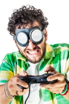 Hard gaming Stock Photos