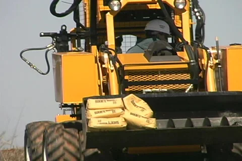 Hard Hat and Drill Stock Footage 436643