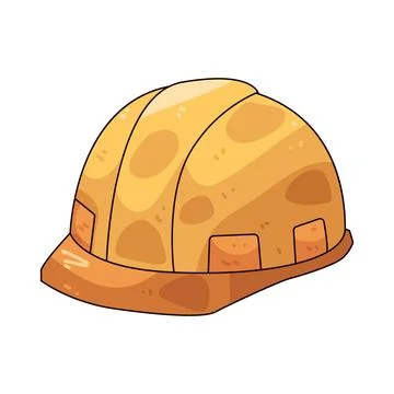 Hard Hat illustration Stock Illustration