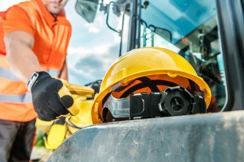 Hard Hat Industrial Zone.  Foto stock