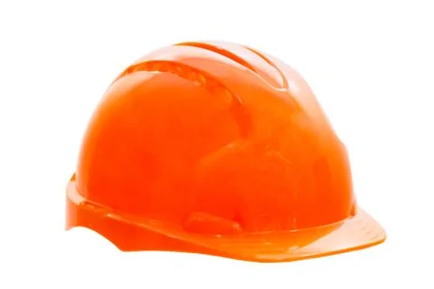 Hard hat, isolated on white background Foto stock