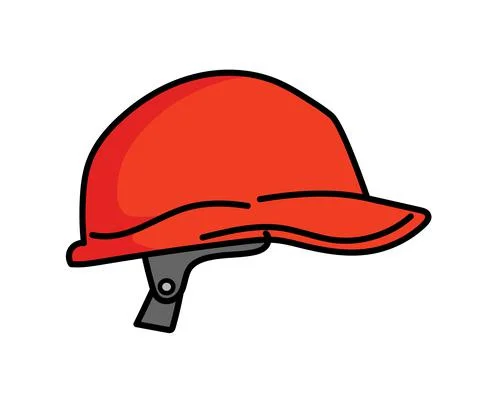 Hard hat logo Stock Illustration