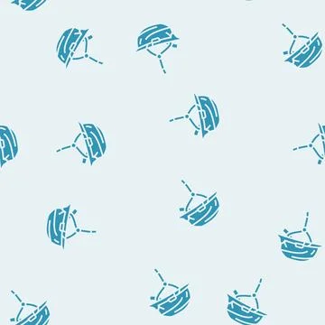 Hard hat ppe protective equipment glyph seamless pattern Stock Illustration