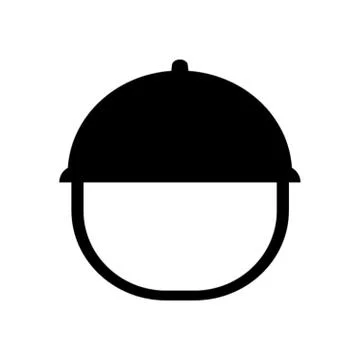 Hard hat on white Stock Illustration