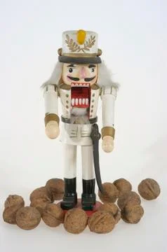 Hard nutcracker strength studio apparatus device Stock Photos